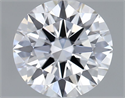 Lab Grown Diamond 1.42 Carats, Round with Ideal Cut, D Color, VS1 Clarity and Certified by IGI