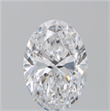 Natural Diamond 2.21 Carats, Oval with  Cut, D Color, SI2 Clarity and Certified by GIA