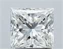 Natural Diamond 1.20 Carats, Princess with  Cut, G Color, VS2 Clarity and Certified by GIA