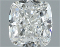 Natural Diamond 0.50 Carats, Cushion with  Cut, H Color, VS1 Clarity and Certified by GIA