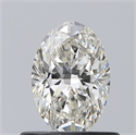 Diamante Natural 0.60 quilates, Ovalado , Color H, claridad VS2 y certificado GIA