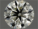 Natural Diamond 0.71 Carats, Round with Very Good Cut, M Color, SI2 Clarity and Certified by GIA