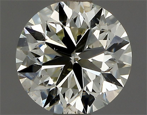 Picture of Natural Diamond 0.71 Carats, Round with Very Good Cut, M Color, SI2 Clarity and Certified by GIA