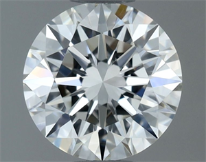 Picture of Natural Diamond 0.50 Carats, Round with Excellent Cut, G Color, VVS1 Clarity and Certified by IGI