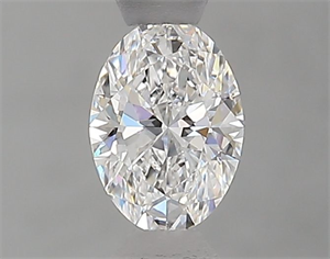 Picture of Natural Diamond 0.50 Carats, Oval with  Cut, D Color, VS2 Clarity and Certified by GIA
