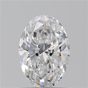 Picture of Natural Diamond 1.20 Carats, Oval with  Cut, E Color, SI2 Clarity and Certified by GIA