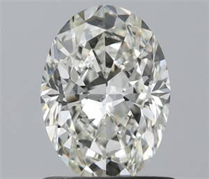 Picture of Natural Diamond 0.90 Carats, Oval with  Cut, I Color, VS2 Clarity and Certified by IGI