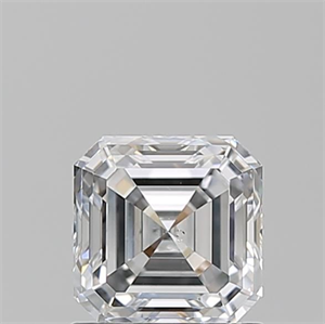 Foto Diamante Natural 1.05 quilates, Asscher , Color D, claridad SI1 y certificado GIA de