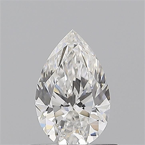 Picture of Natural Diamond 0.70 Carats, Pear with  Cut, F Color, VS1 Clarity and Certified by GIA