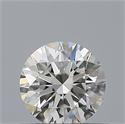 Diamante Natural 0.41 quilates, Redondo , Color F, claridad IF y certificado GIA
