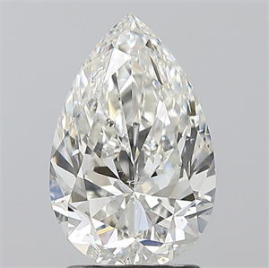 Foto Diamante Natural 2.00 quilates, De pera , Color I, claridad SI2 y certificado GIA de