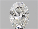 Natural Diamond 1.02 Carats, Oval with  Cut, F Color, VS1 Clarity and Certified by GIA