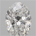 Natural Diamond 0.16 Carats, Oval with  Cut, E Color, VS2 Clarity and Certified by IGI
