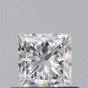 Foto Diamante Natural 0.50 quilates, Princesa , Color F, claridad VS1 y certificado GIA de