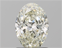 Natural Diamond 1.20 Carats, Oval with  Cut, K Color, VS2 Clarity and Certified by GIA