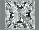 Natural Diamond 0.70 Carats, Princess with  Cut, I Color, VVS2 Clarity and Certified by IGI