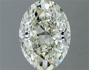 Picture of Natural Diamond 1.20 Carats, Oval with  Cut, K Color, VS1 Clarity and Certified by IGI
