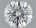 Natural Diamond 0.72 Carats, Round with Excellent Cut, I Color, SI1 Clarity and Certified by GIA