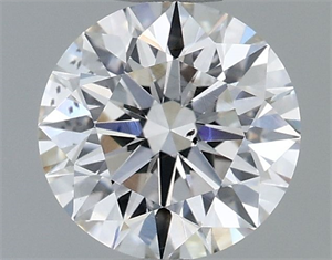 Picture of Natural Diamond 0.72 Carats, Round with Excellent Cut, I Color, SI1 Clarity and Certified by GIA