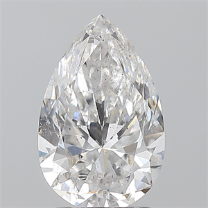 Foto Diamante Natural 2.01 quilates, De pera , Color E, claridad I1 y certificado GIA de