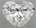 Natural Diamond 0.36 Carats, Heart with  Cut, G Color, VS2 Clarity and Certified by GIA