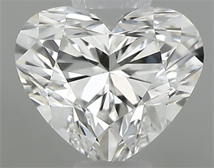 Picture of Natural Diamond 0.36 Carats, Heart with  Cut, G Color, VS2 Clarity and Certified by GIA