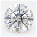 Lab Grown Diamond 3.33 Carats, Round with Ideal Cut, D Color, VVS2 Clarity and Certified by IGI
