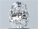 Diamante Natural 0.90 quilates, Ovalado , Color E, claridad VS2 y certificado GIA
