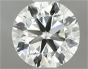 Natural Diamond 0.50 Carats, Round with Very Good Cut, K Color, VVS1 Clarity and Certified by GIA
