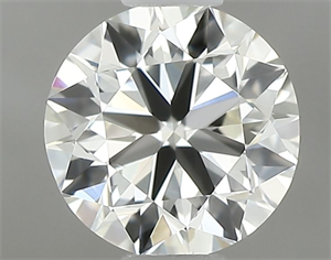 Picture of Natural Diamond 0.50 Carats, Round with Very Good Cut, K Color, VVS1 Clarity and Certified by GIA