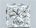 Natural Diamond 1.04 Carats, Princess with  Cut, G Color, VS2 Clarity and Certified by GIA