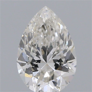 Foto Diamante Natural 0.50 quilates, De pera , Color H, claridad SI1 y certificado GIA de