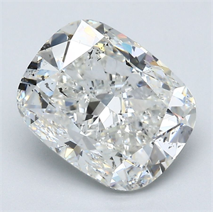 Picture of Natural Diamond 4.03 Carats, Cushion with  Cut, H Color, SI2 Clarity and Certified by GIA
