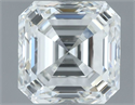 Natural Diamond 1.01 Carats, Asscher with  Cut, H Color, VS1 Clarity and Certified by IGI