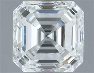 Picture of Natural Diamond 1.01 Carats, Asscher with  Cut, H Color, VS1 Clarity and Certified by IGI