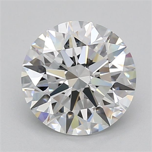 Picture of Lab Grown Diamond 2.02 Carats, Round with Ideal Cut, D Color, VVS1 Clarity and Certified by IGI