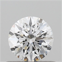 Diamante Natural 0.46 quilates, Redondo , Color D, claridad VVS2 y certificado GIA