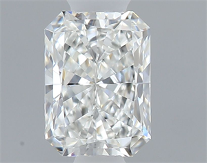 Picture of Natural Diamond 0.40 Carats, Radiant with  Cut, G Color, VS1 Clarity and Certified by GIA