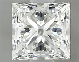 Picture of Natural Diamond 0.81 Carats, Princess with  Cut, I Color, VS1 Clarity and Certified by GIA