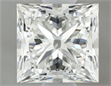 Natural Diamond 0.81 Carats, Princess with  Cut, I Color, VS1 Clarity and Certified by GIA