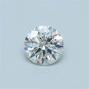 Picture of Natural Diamond 0.41 Carats, Round with Excellent Cut, H Color, SI2 Clarity and Certified by GIA