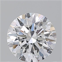 Diamante Natural 0.75 quilates, Redondo , Color D, claridad VS2 y certificado GIA