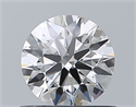 Diamante Natural 0.62 quilates, Redondo , Color F, claridad IF y certificado GIA