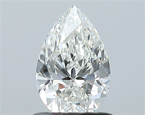 Picture of Natural Diamond 0.80 Carats, Pear with  Cut, H Color, SI1 Clarity and Certified by GIA