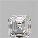 Natural Diamond 1.51 Carats, Asscher with  Cut, I Color, SI1 Clarity and Certified by GIA