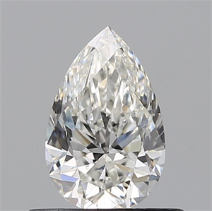 Foto Diamante Natural 0.52 quilates, De pera , Color G, claridad SI1 y certificado GIA de