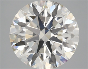 Picture of Lab Grown Diamond 5.02 Carats, Round with Ideal Cut, H Color, VS2 Clarity and Certified by IGI