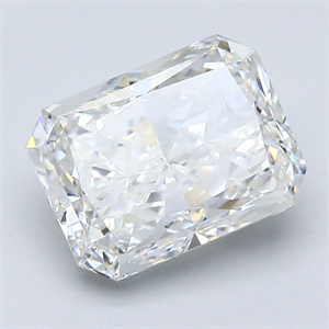 Picture of Natural Diamond 3.01 Carats, Radiant with  Cut, H Color, SI1 Clarity and Certified by GIA