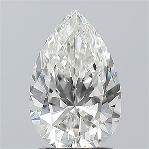 Picture of Natural Diamond 1.51 Carats, Pear with  Cut, H Color, VS1 Clarity and Certified by GIA