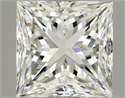 Natural Diamond 1.02 Carats, Princess with  Cut, J Color, VS1 Clarity and Certified by GIA